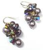 Click to open large Pearl Cluster Earrings image